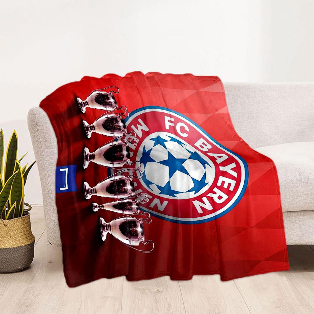Bayern Munich Blanket Warmthful Decor Suitable for Office Office Chair Bed Four Seasons Multipurpose Modern Style