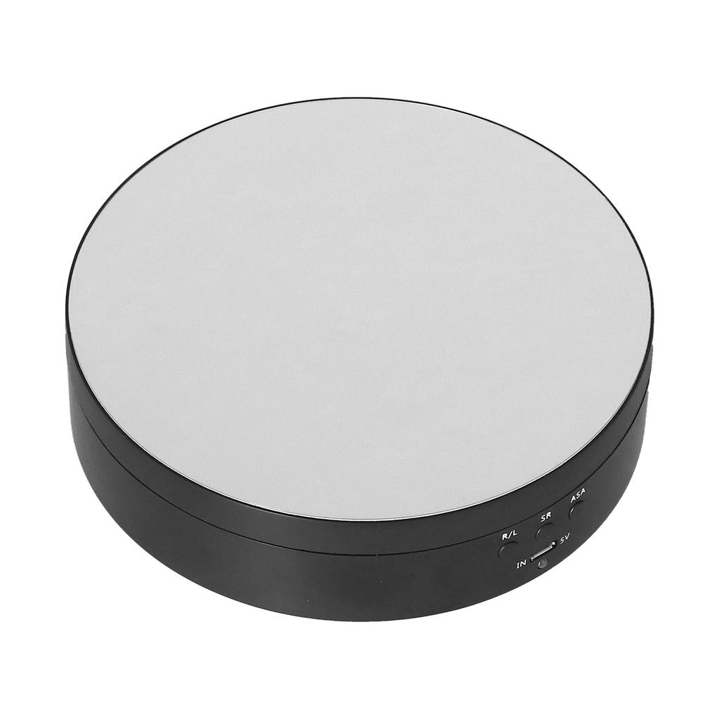 Моторизованная вращающаяся подставка 138 мм Электрический вращающийся поворотный стол с 3 регулируемыми скоростями Питание от USB Подставка для демонстрации ювелирных изделий