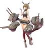 Аниме Kantai Collection SPM Figure Battleship Mutsu Mutsu Экипировка Twin All 2 Types Set -KanColle- & -41cm Guns-