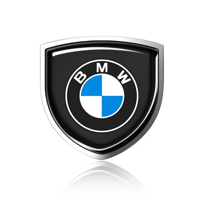 Car Metal Sticker Custom Shield Car Rear Trunk Shield Emblem Badge Sticker For BMW M Performance 1 3 5 7 Series M3 M4 M5 M6 X1