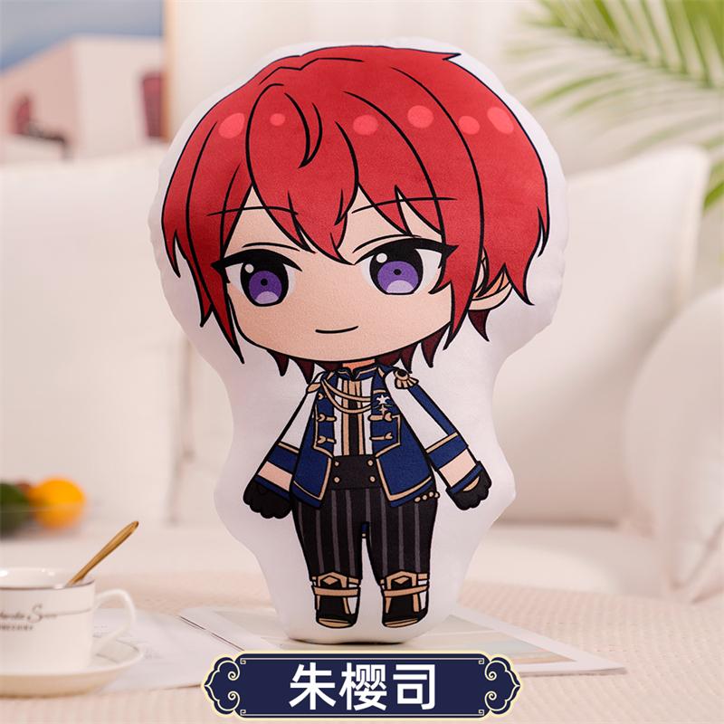 45 см Плюшевая игрушка Ensemble Stars Мультфильмы Аниме Knights UNDEAD Цукинага Лео Сена Изуми Подушка для броска Косплей Реквизит Подушка для дивана