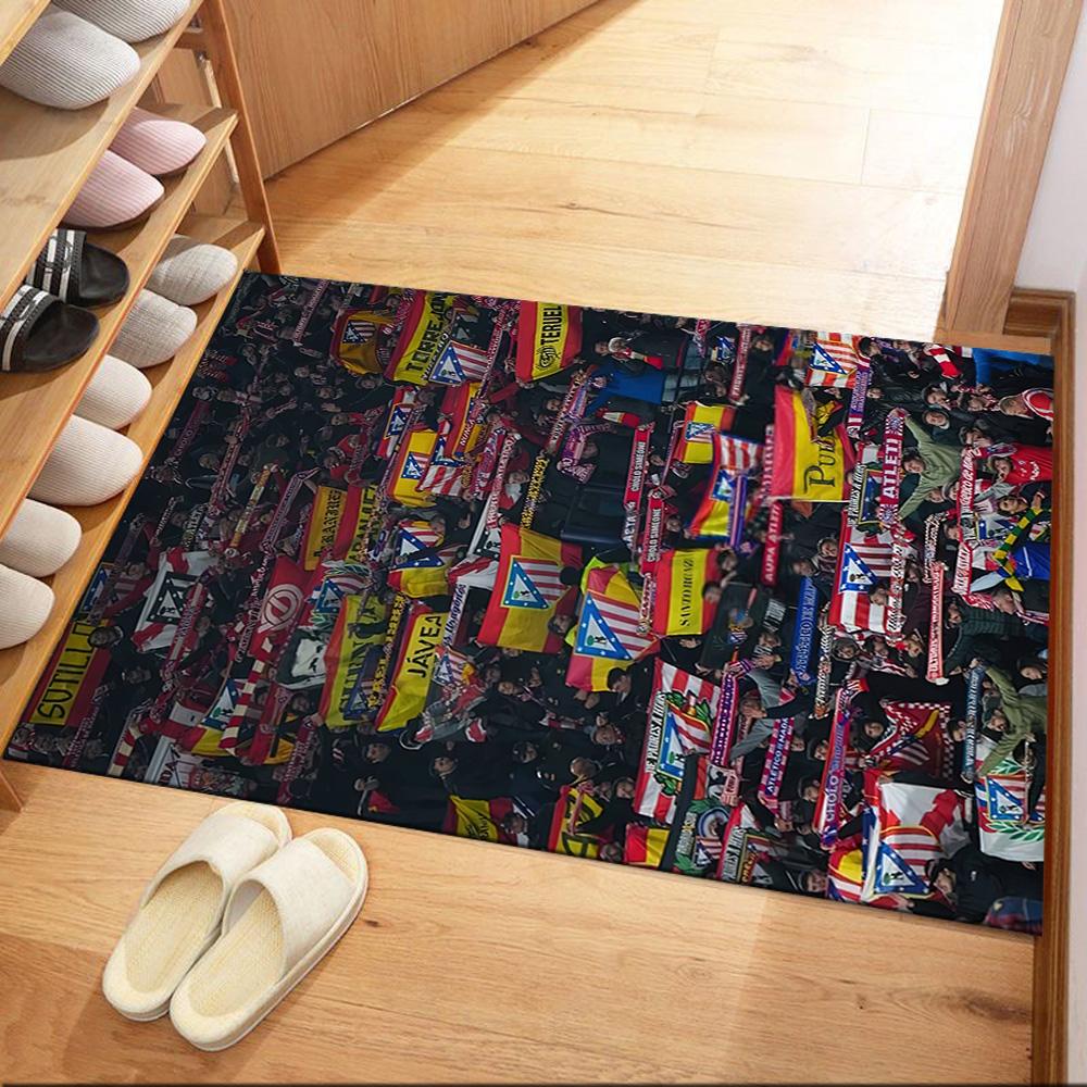Atletico Madrid Area Rug Perfect For Dining Room Bedrooms Living Rooms Foyer Antislip Carpet Office Home Decor