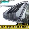 For Toyota RAV4 XA50 Hybrid 2019 2020 2021 2022 2023 2024 1Pair ABS Car Side Rear Window Louver Shutter Cover Trim Stickers