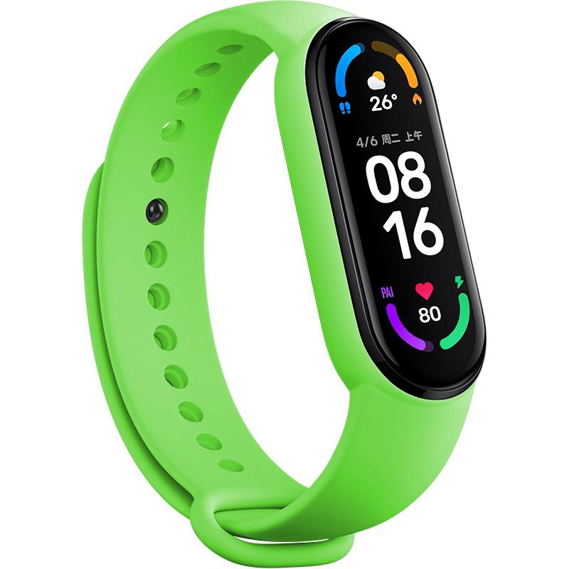 Ремешок для Xiaomi Mi Band 6 7 браслета Спортивный силиконовый ремешок для часов Miband band6 band4 correa Для Xiaomi mi band 3 4 5 7 ремешки