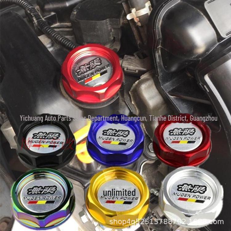 Крышка масляного бака из алюминиевого сплава для автомобилей Honda, устойчивая к высоким температурам, стиль Mugen - неограниченные возможности модификации