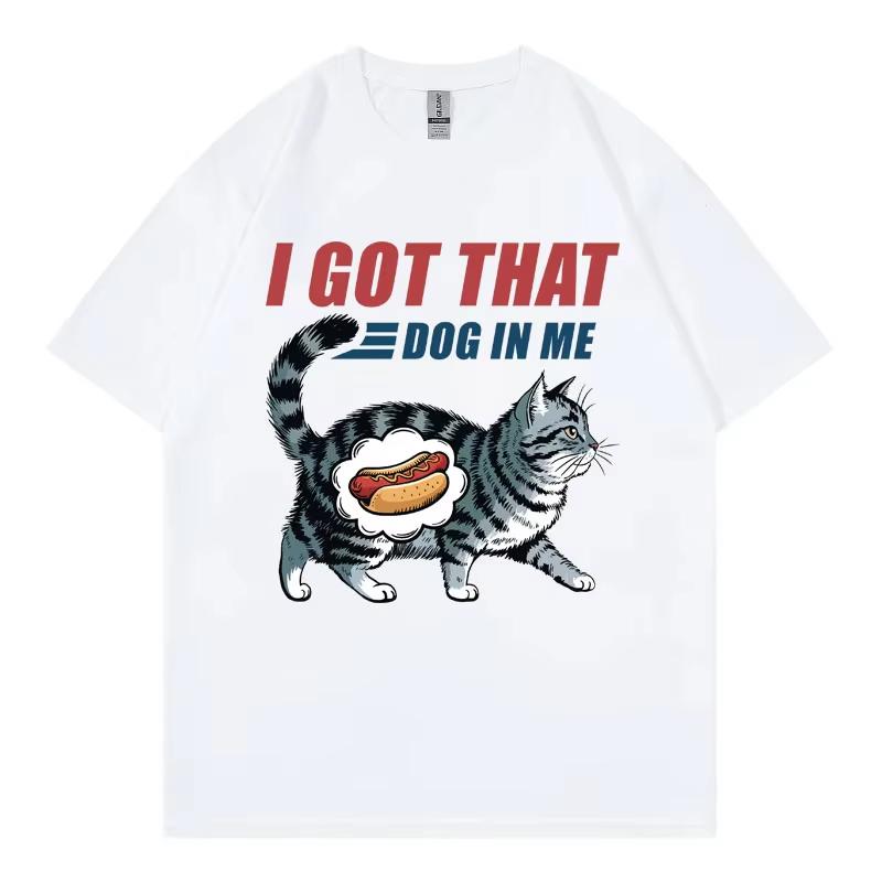 I Got That Dog In Me Costco Graphic T Shirt Funny Kirkland Hot Dog Meme Tee Shirt Unisex Unisexs Vintage Style Short Sleeve Tshirt