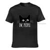 Ew People Introvert Cat Lover Funny Crazy Cat Lady Tshirt Gift T Shirt Harajuku Cotton Unisexs T Shirt Gift Wholesale