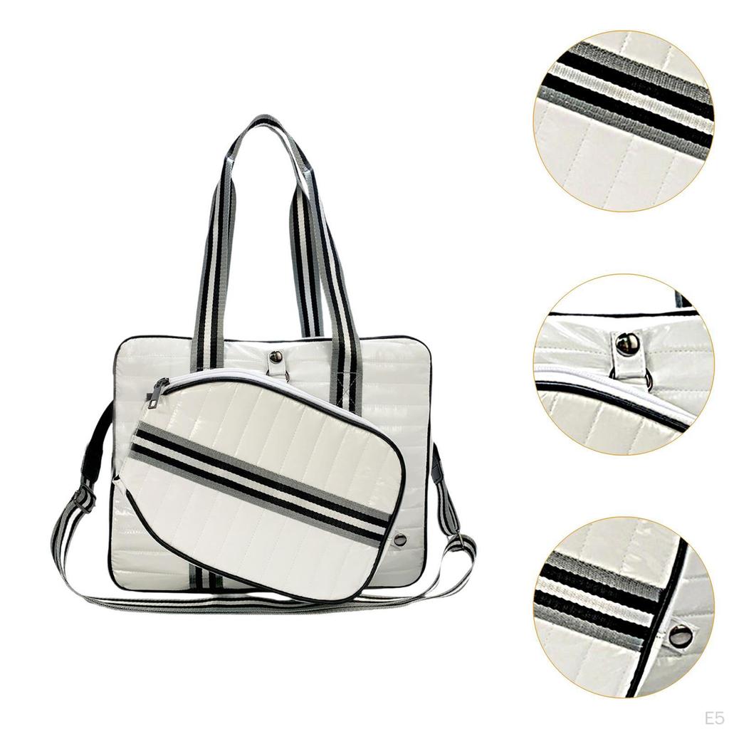 Сумка для тенниса Бадминтон с плечевым ремнем для переноски ракеток Пиклбол Хранение ракеток