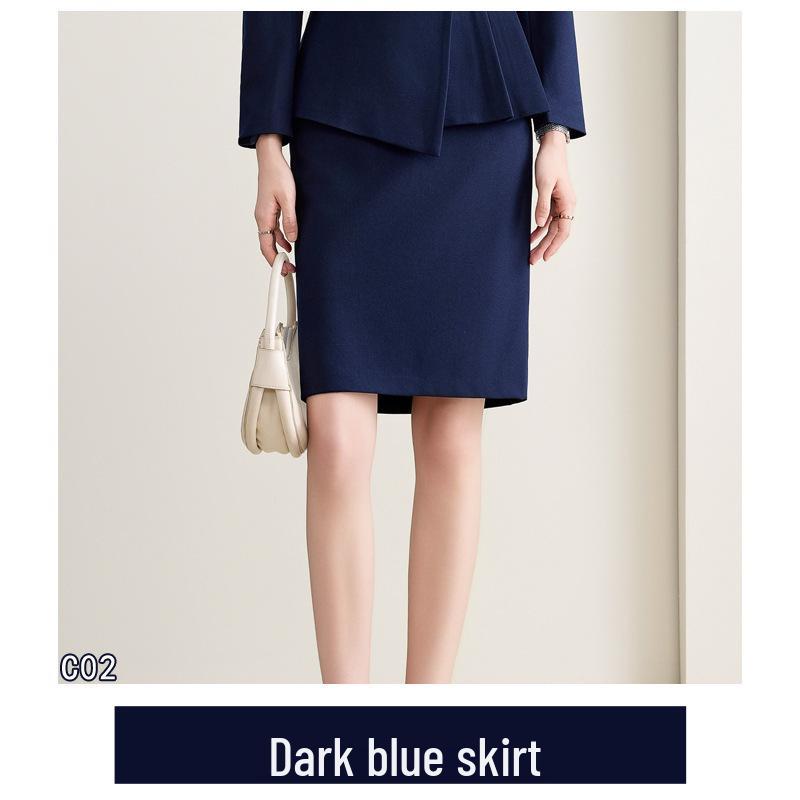 Элегантный черный женский пиджак с длинным рукавом для профессионального использования в салонах красоты