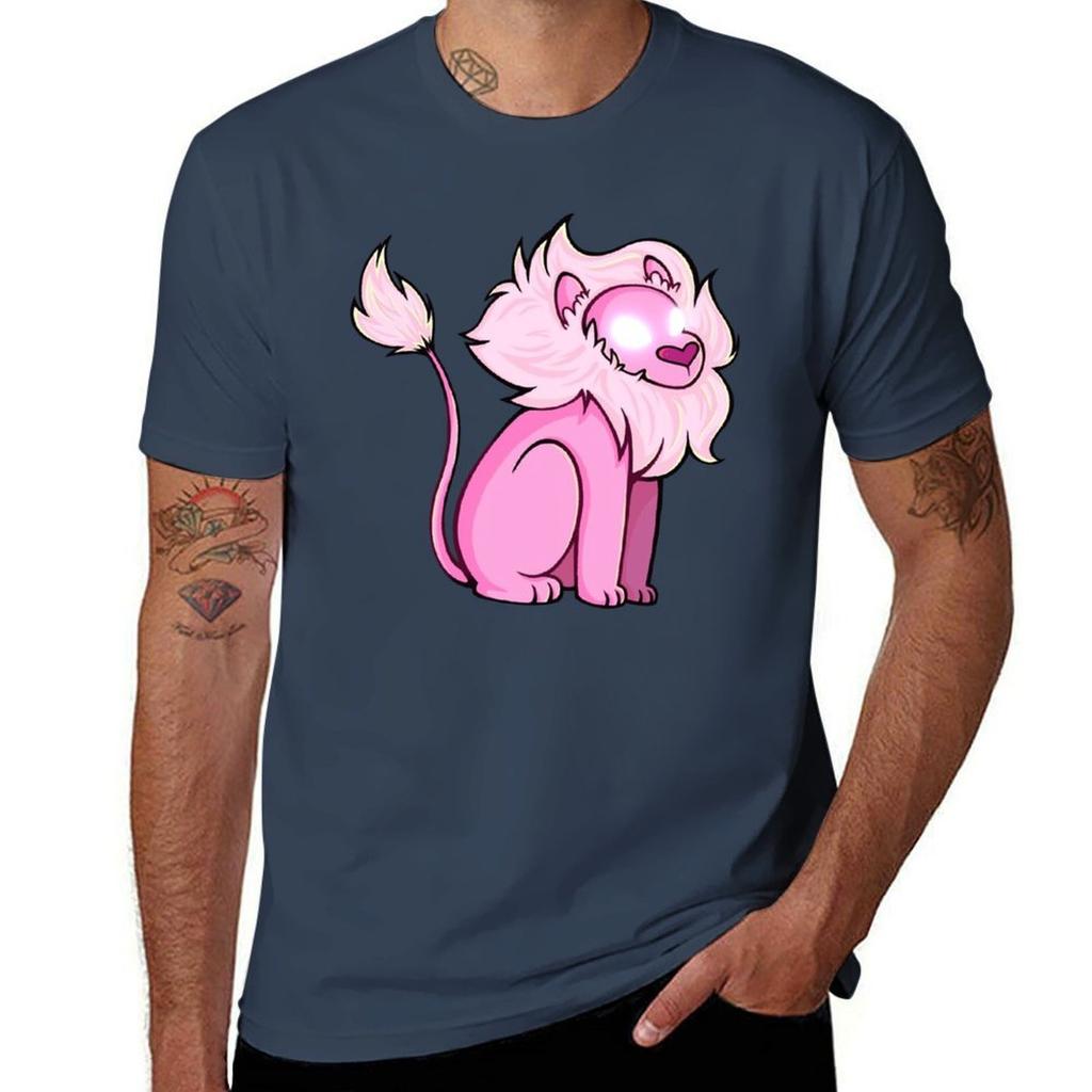 Steven Universe Lion TShirt Plus Size Basic Cotton TShirt