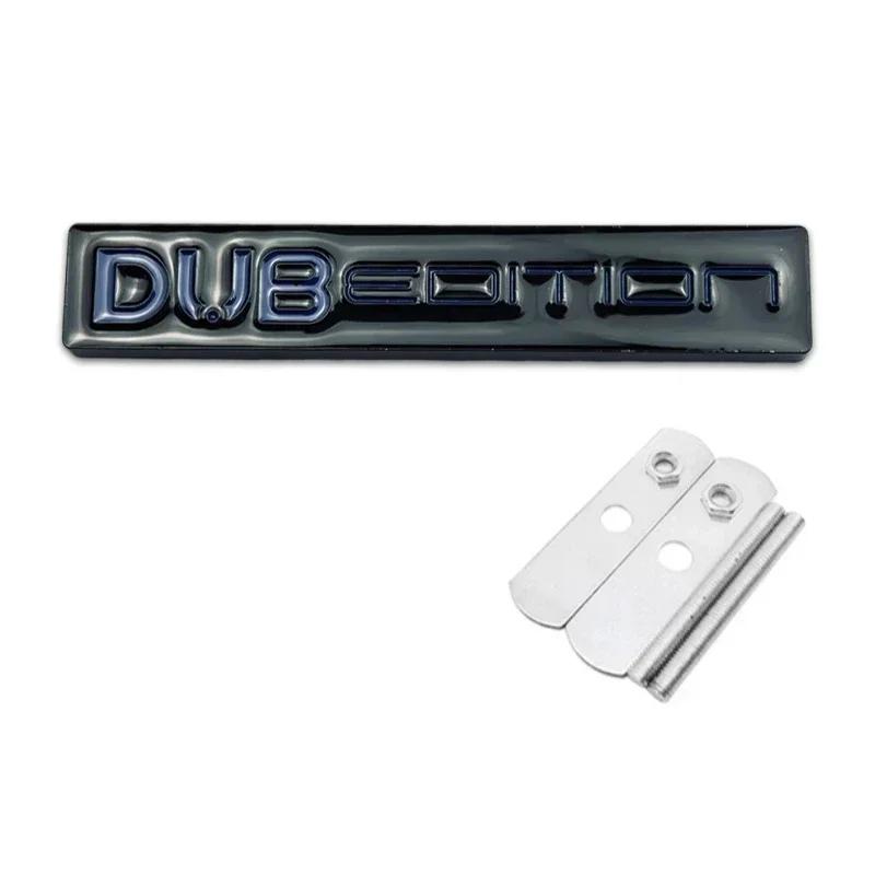 3D Металлический автомобиль DUB EDITION Передняя решетка капота Задний багажник Эмблема Наклейка Наклейки Аксессуары