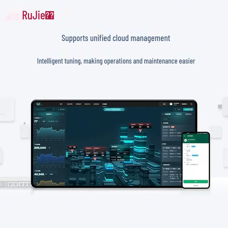 Потолочная точка доступа Ruijie Wi-Fi 6 Gigabit для предприятий
