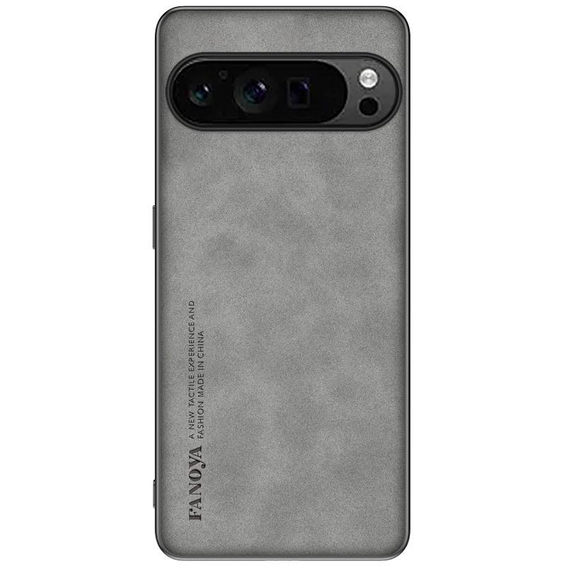 Чехол для телефона Google Pixel 10A/9 Pro XL с текстурой замши - Защитный, в деловом стиле