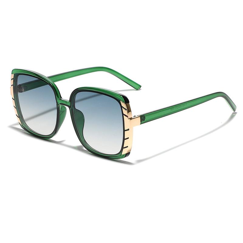 Очки Большие квадратные солнцезащитные очки Мужские солнцезащитные очки, закрывающие лицо Женские Ins Xiaohongshu