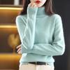 Женская одежда на осень-зиму 100% норковый плюшевый свитер-водолазка Женский кашемировый свитер