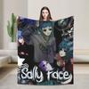 Sally Face  Blanket  Soft Street Trend Plush Throw Blanket For Boy Girl Bedroom Flannel Bedspread Bed Cover