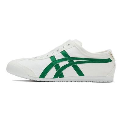 Кеды унисекс Mexico 66 Slip-On Canvas Минималистичные Универсальные Нескользящие Легкие Низкие Повседневные Белые Зеленые D342Q-0184