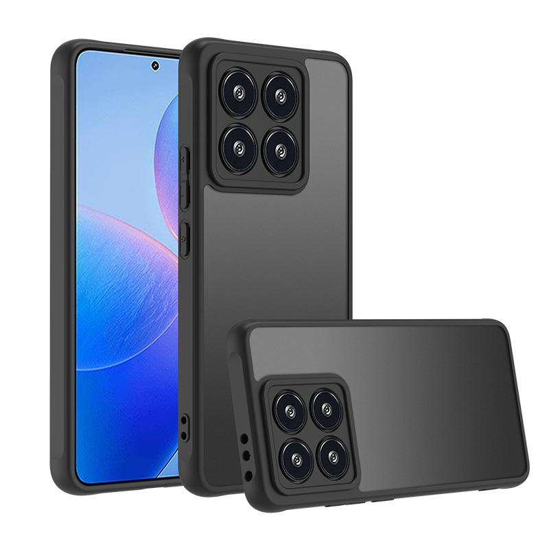 Подходит для Xiaomi 15Tpro чехол-скин матовый для мобильного телефона Xiaomi 14PRO полупрозрачный матовый ПК 2-в-1 17T PRO