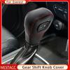 Чехол из натуральной кожи с левым рулем и правым рулем, чехол для ручки переключения передач автомобиля для Ford Everest Ranger-2022, ошейники шестерни, наклейка на шестерню