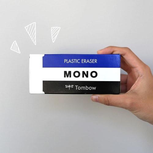 Ластик Tombow Pencil Rectangle MONO Mono Box 18 шт. JHA-061 Белый