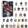 Christmas Demon Slayer Keychain Toy Gift With Acrylic Characters Accessories