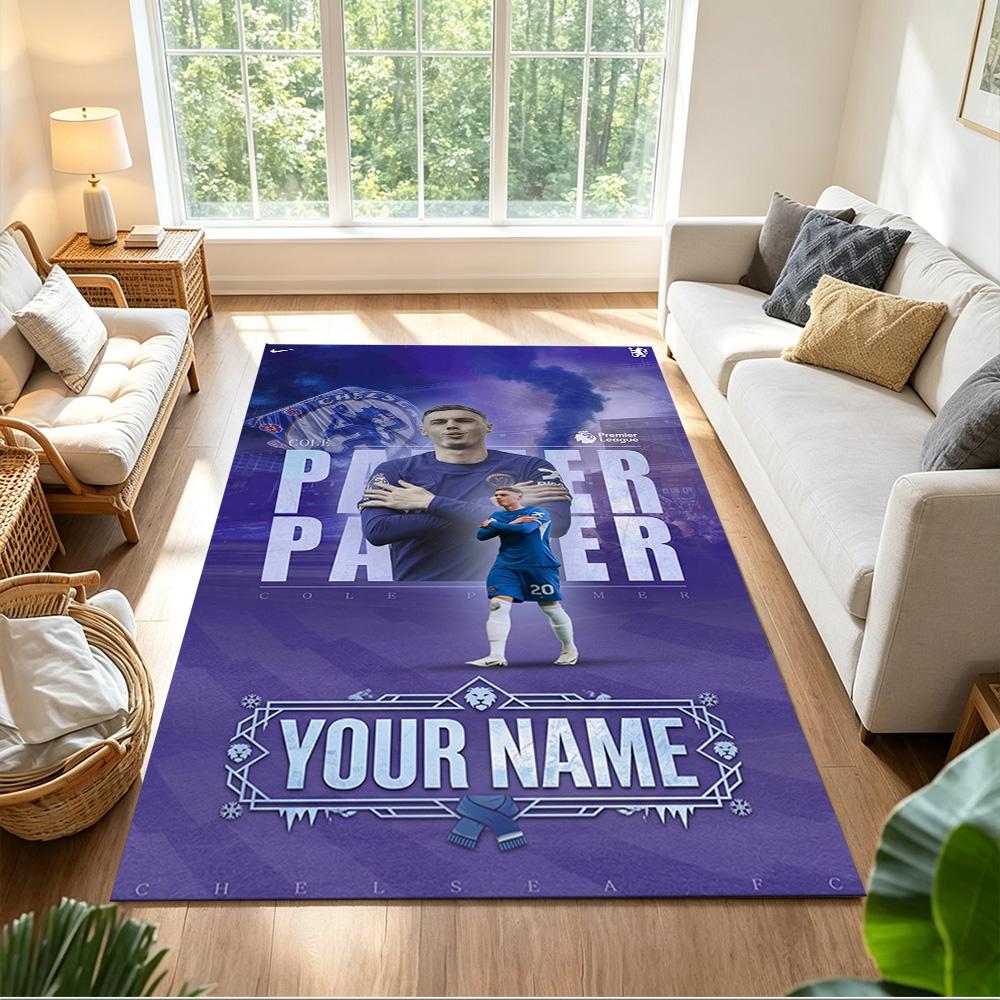 Chelsea Fc Football Player Customized Name Floor Mat Design for Study room Game Room Decorate room Dormitory Antislip Carpet Decorate Offices
