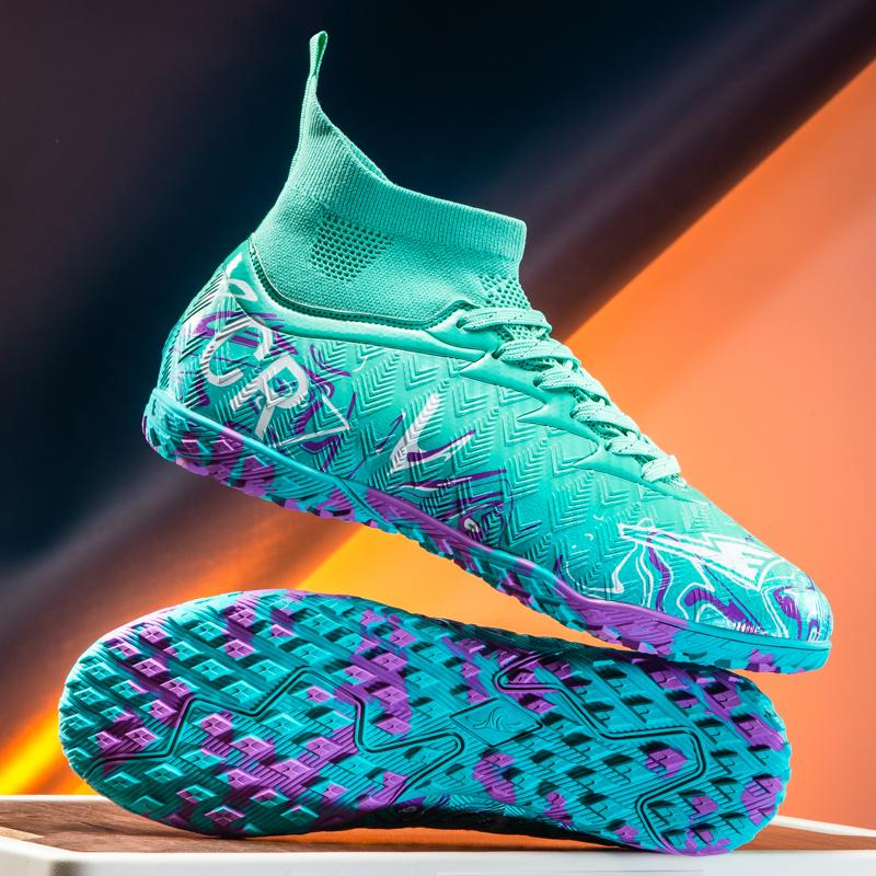 Новые молодежные спортивные бутсы CR7 Низкие Студенческие Футбольные Бутсы с Длинными И Сломанными Шипами для Тренировок и Матчей Профессиональные