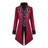 3 Style Halloween Party Cosplay Costume Men's Victorian Steampunk Windbreaker Retro Prince Medieval Dress Renaissance Embroidery Jacket