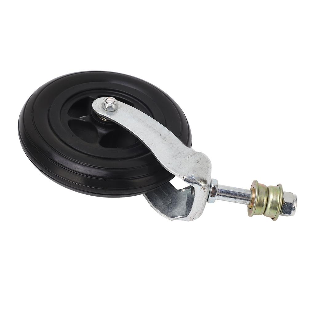 Черное 6-дюймовое поворотное колесо, универсальное амортизирующее, 250 фунтов, полиуретановое колесо, переднее поворотное колесо для инвалидной коляски, замена для ходунков, скутера