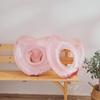 Надувной круг для плавания Yuzhan Kids с розовым блестящим сердцем