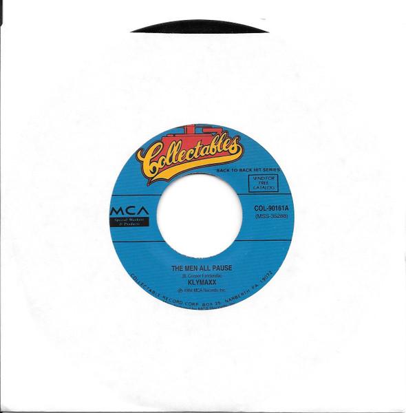 7-дюймовая пластинка KLYMAXX - The Men All Pause / I Miss You COL90161 Collectables US Pop Б/У