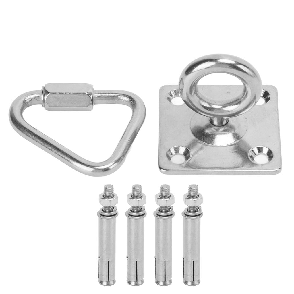 Подвесной кронштейн Набор для крепления гамака с квадратным крепежным крюком, треугольной гайкой, пряжкой, распорным винтом