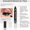 Fizz Liner Brush Pen Liner Remover Pencil Lip Line Tattoo Eyebrow Clear Removal Pen Makeup Correction Waterproof Black, 1 шт., 01 Eyeliner Remove