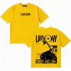 French Rapper Laylow Album Graphics T Shirts Unisexs Women Hip Hop Double Sided Fashion Summer Y2K Tshirts Retro Short Sleeve Tees