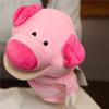 Hand Puppet Toy Animal Gloves with Movable Mouth Plush Monkey Pink Pig Ventriloquism To Appease Hand Puppet Children Parent-child Early Education