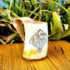 Viking Horn Mug Warrior Hand Engraved Authentic Beer Horn Mug Best Gift For Loves Once