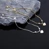 S925 Silver Shell Love Bestie Браслет Нишевый дизайн Лесной стиль Сладкие и изысканные французские легкие роскошные украшения ручной работы