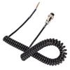 Shoulder Microphone Cord, 4-Pin Connector Radio Microphone Cable Professional CB Amateur Radio Interference Prevention