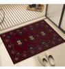 Luxury Retro Bohemian Ethnic Style Kitchen Mat Soft Thickened Kitchen Floor Mat Waterproof Non-slip Oil-proof Floor Mat Runner Rug