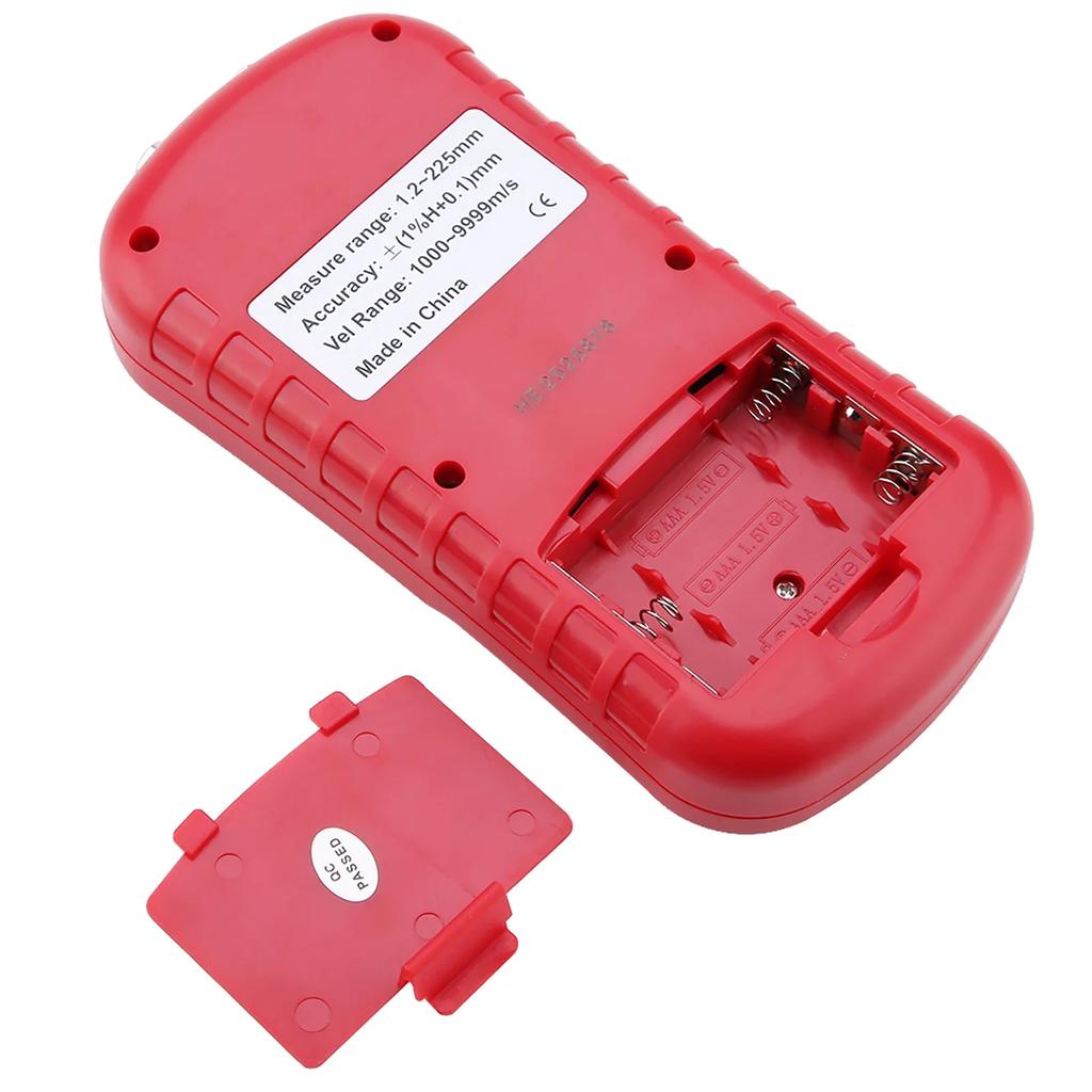 Digital Thickness Tester Thickness Gauge Tester GM100 Digital Ultrasonic Thickness Gauge 1.2‑300mm Steel Width Testing Monitor