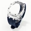 Для Casioak G-Shock GA-2100 GM-2100 GMA-S2100 GA2100 Мод-комплект Прозрачный корпус из поликарбоната Резиновый ремешок Запасные аксессуары для ремешка часов