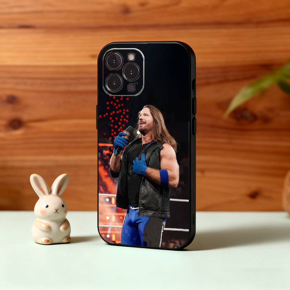 Харизматичный Чехол Для Телефона A-AJ S-Styles Для iPhone17,16,15,14,13,12,Plus,Pro Max, 5G Другие Мягкий Черный Чехол