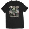 Cthulhu Fashion Graphic Streetwear Повседневная повседневная Harajuku Oversize Vintage футболка Топы