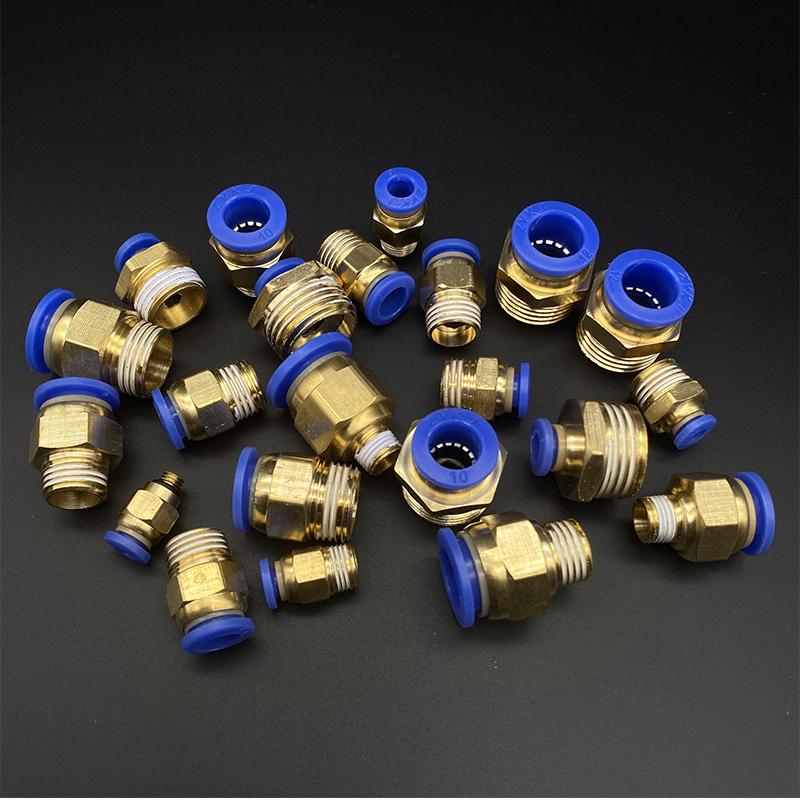 10Pcs PC PCF PLF PB PX PD PH SL PL Pneumatic Push in Fitting Quick Air Tube Connector Plastic 4mm-12mm Connector for PU Hose Fuel System Fittings7