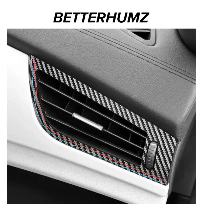 Для BMW Z4 E89 2009-2016 Из Алькантары Накладка-рамка на боковой воздуховод панели приборов Наклейка Аксессуары для тюнинга интерьера автомобиля