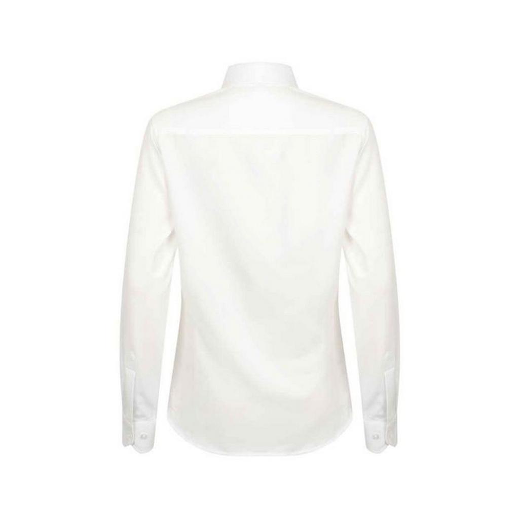 Henbury Womens/Ladies Wicking Long-Sleeved Shirt