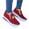 Fashion Women Autumn Sneakers Casual Double M Printed Side Zipper Platform Shoes Ladies Vulcanized Shoes Zapatillas De Mujer Women Shoes