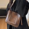 Premium Sense Retro Bag Women 2025 New Fashion Popular Texture Shoulder Bag Wide Shoulder Strap Crossbody Bucket Bag