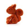 Jellycat Серия лесных животных Томбао Тафт Белка-спутник Оранжевая кукла Плюшевая кукла Высота 20 см