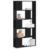 VidaXL 5-Tier Bookcase Black 80.5x23.5x162.5 Cm Engineered Wood, Shelf, Book Shelf, Book Holder, Cabinet 852772